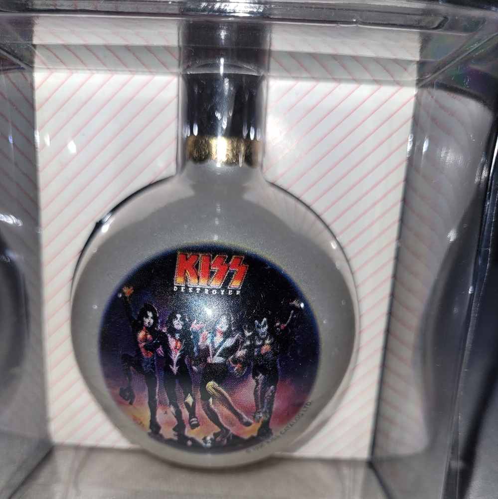 Santas Rockshop Limited Edition Rock and Roll Kiss Ornament